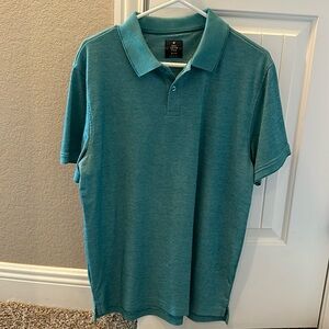 Medium Member’s Mark teal cotton polo